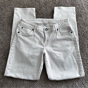 Kut from the Kloth White Boyfriend Jeans